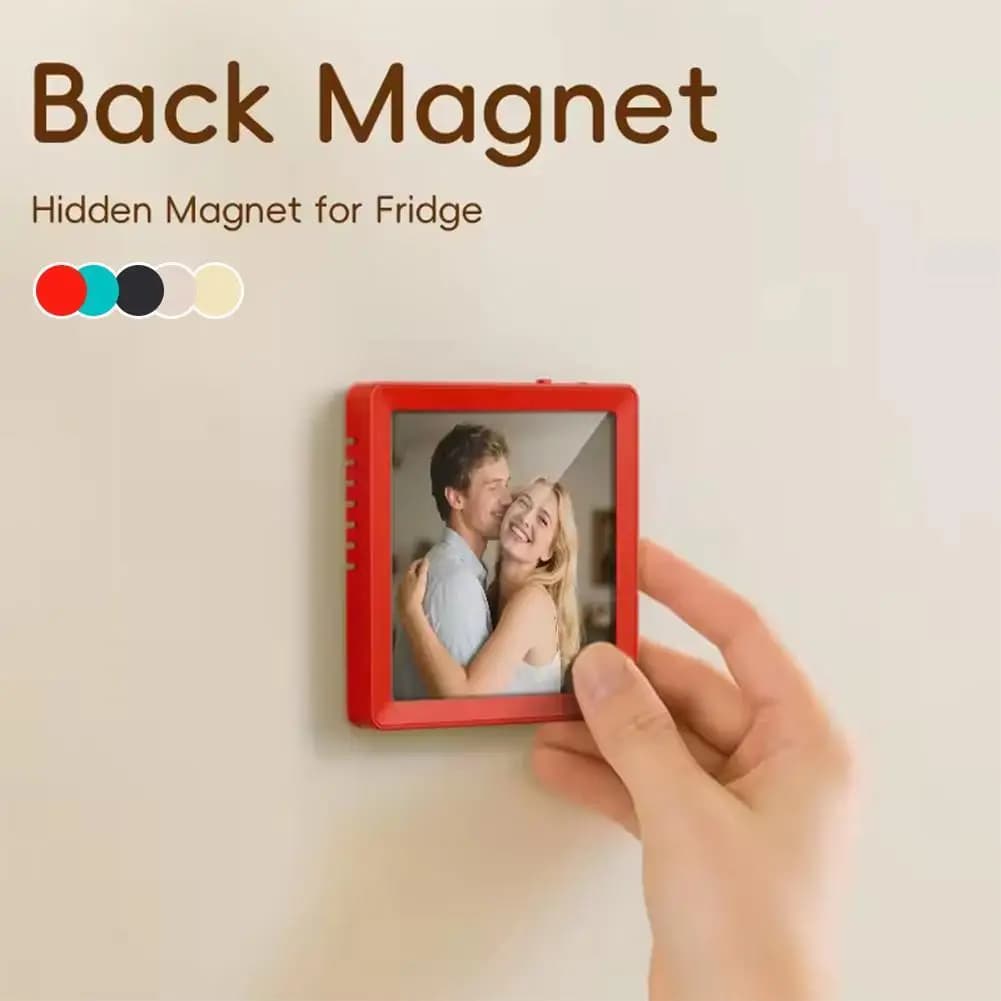 DIY Photo Frame Wireless Bluetooth Speaker Back Magnetic Design Desktop Picture Decor Audio Support Recording TF Card Playback