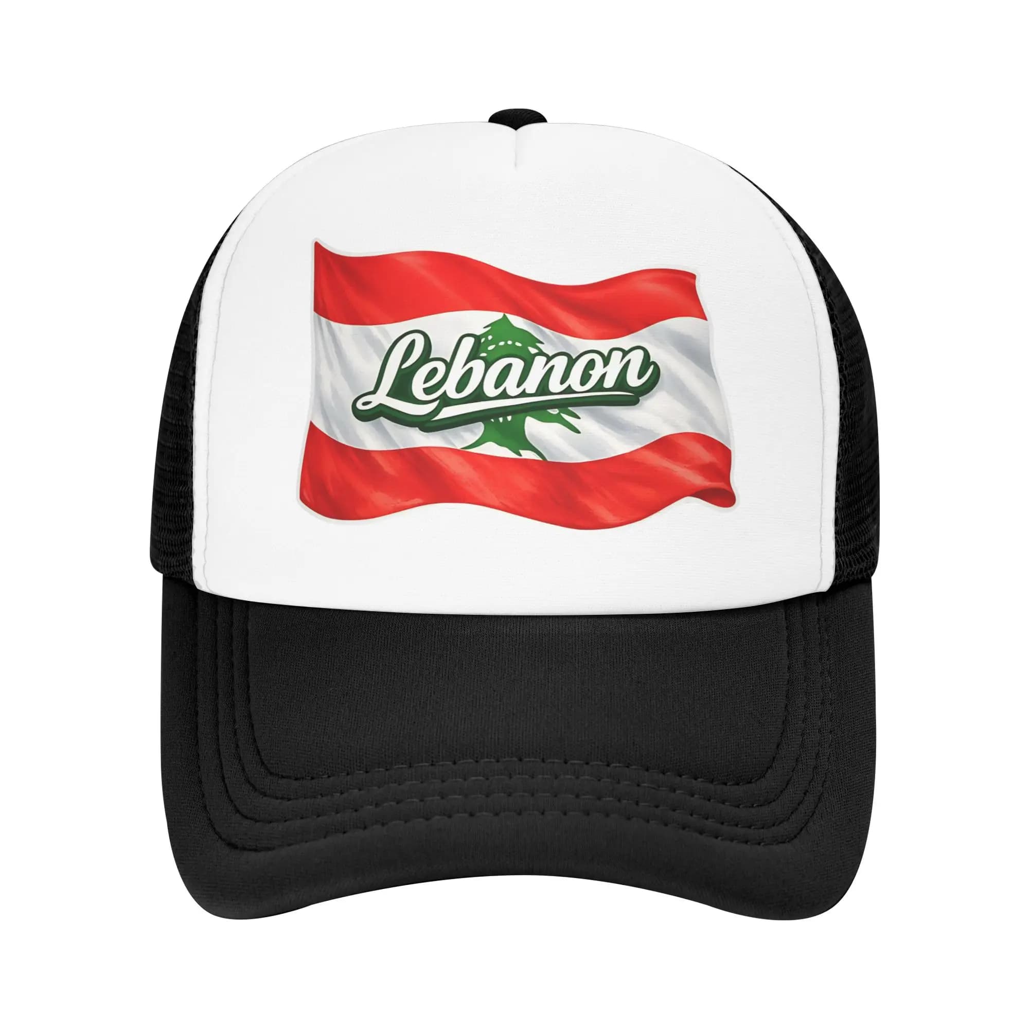 Mesh Sun Hats Lebanon Flag Waving Gift Idea Summer Trucker Hat For Women Men Trendy Dropshipping Outdoor Sports Baseball Cap