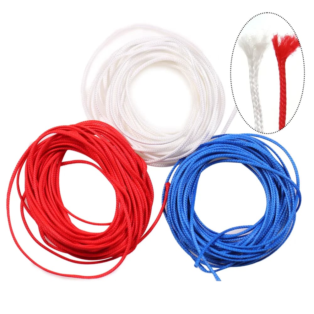 5M 16 Strands PE Braided Fishing Line Hollow Core Rope for Jig Assist Hook Sabiki Rigs Diving Spear Trolling Saltwater Fishing