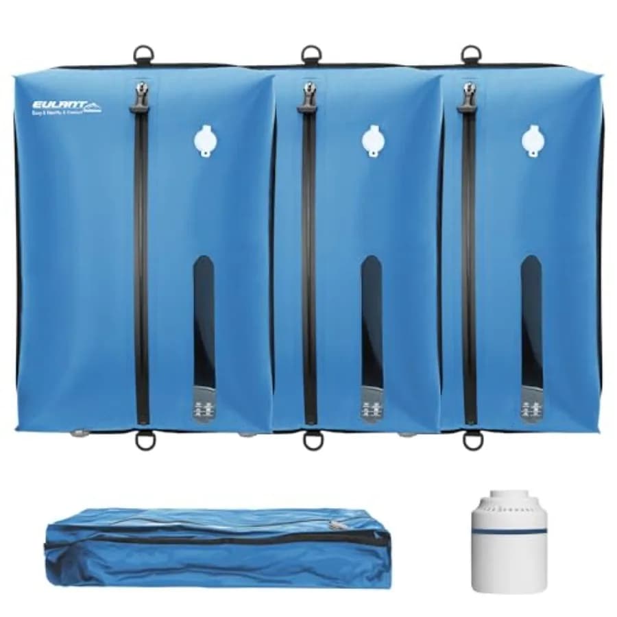 Sacchetti Sottovuoto Riutilizzabili per Viaggi con Pompa, Borse Professionali Impermeabili IPX8 con Cerniera per Valigie, Zaini, Spa