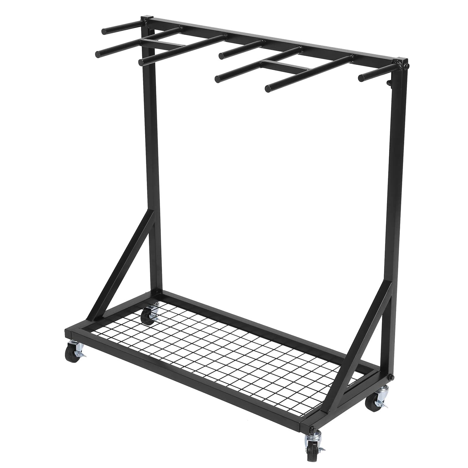 Organizzatore Porta Racchette Sportive con Ruote, Supporto per Racchette da Tennis per Scuola, Palestra e Allenamento