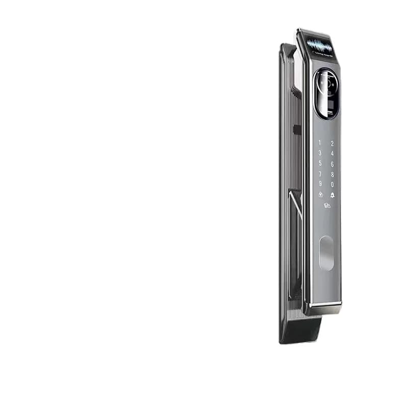 New Facial Recognition Fingerprint Lock with Remote Video Intercom for Smart Home Door Security Automatic Door Lock for Front