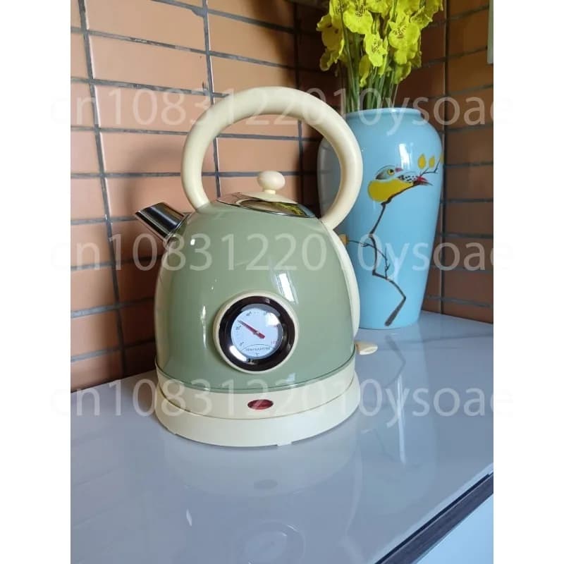 Painted electric kettle with temperature display Stainless steel 304 domestic electric kettle