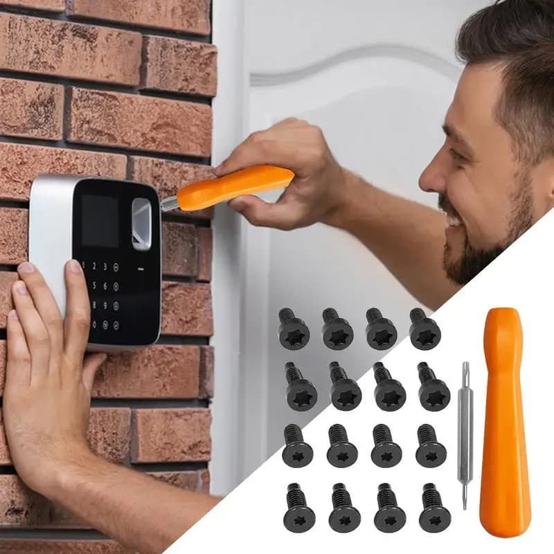 Viti per campanello Viti di sicurezza di ricambio per anello cacciavite per smontaggio compatibili con hardware per campanello antifurto video