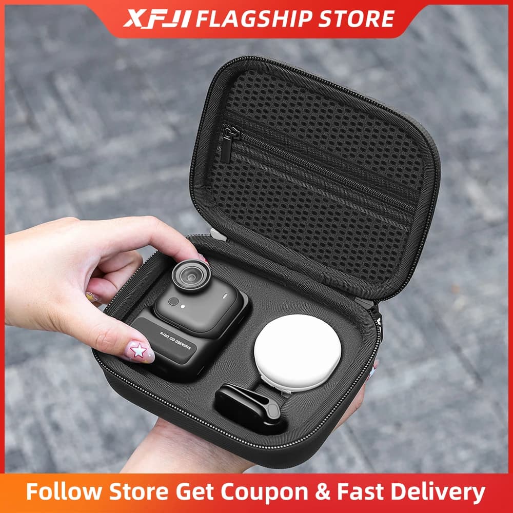 For Insta360 GO Ultra Standard Bundle Action Camera Storage Organizer Laptop Protective Bag Travel Case