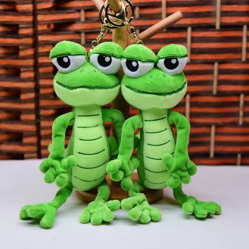 Creativo CCartoon lucertola bambola peluche piccolo ciondolo divertente portachiavi dinosauro borsa gioielli zaino ornamenti regalo di halloween