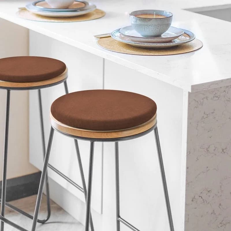 Inyahome Chair Cushion Memory Foam Round Chair Seat Cushions Pad Soft and Comfortable Office Round Cushion Meditation Pillows