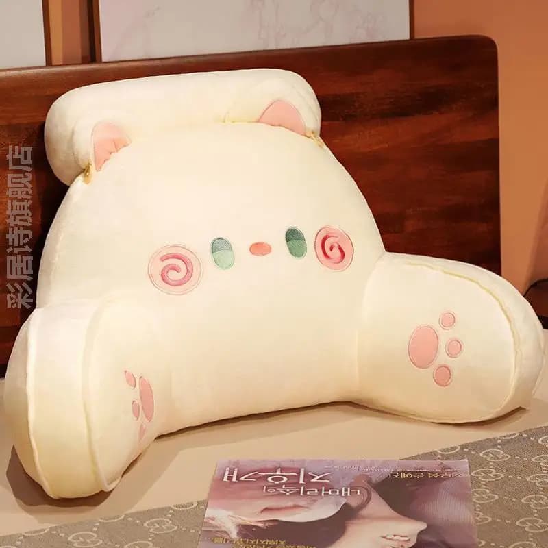 Cuscino per letto, sedia da ufficio e supporto lombare, ideale per studenti e dormitori, accessorio pratico e innovativo per il supporto della vita.