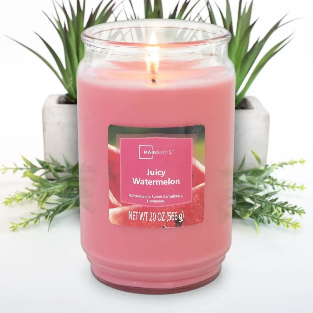 Hot Sale Juicy Watermelon Scented Single Wick Candle 20 oz Best Seller