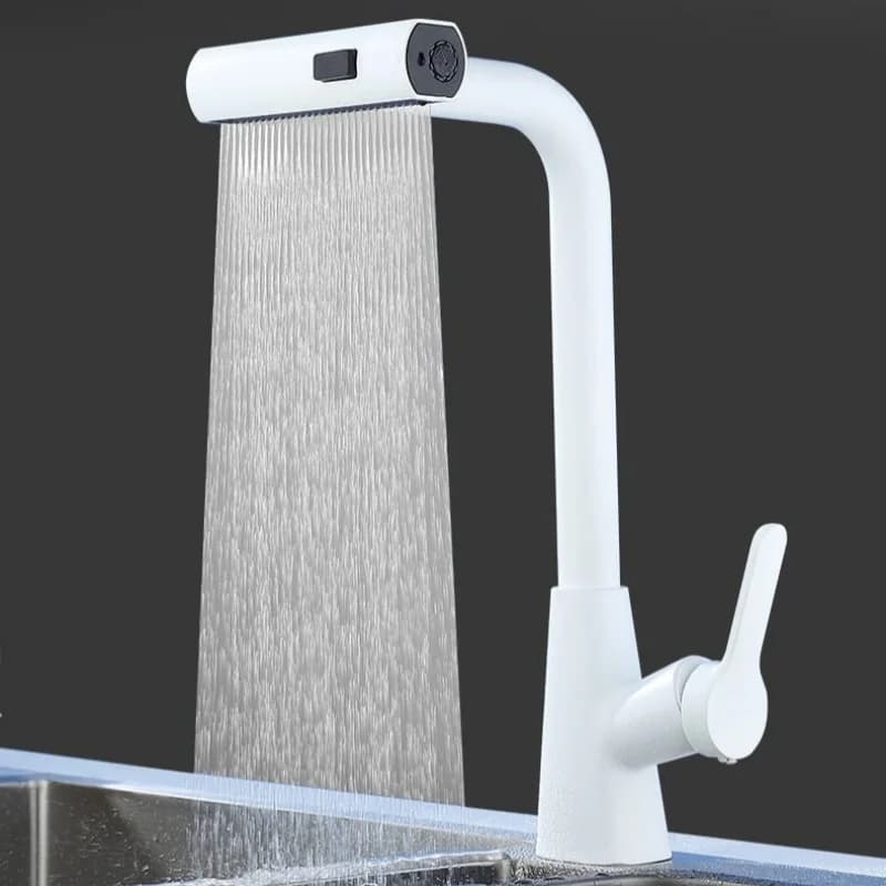 Rubinetto per lavabo a cascata muslimb rubinetto estraibile per bagno da cucina rubinetto per acqua miscelatore per lavello con testa a cascata