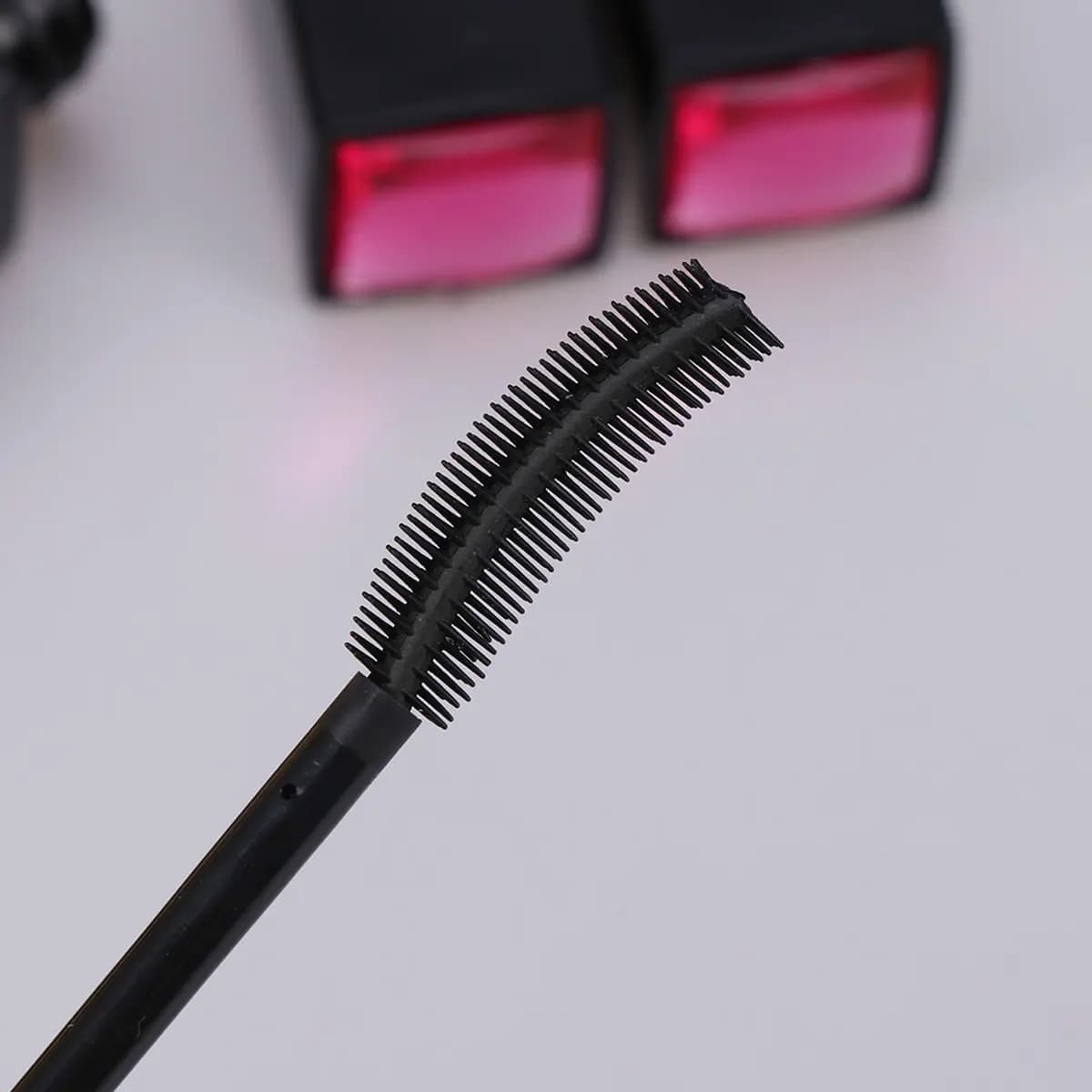 3 empty mascara tubes, with silicone head, eyeliner glue bottles, eyeliner containers, light travel vials and leak proof