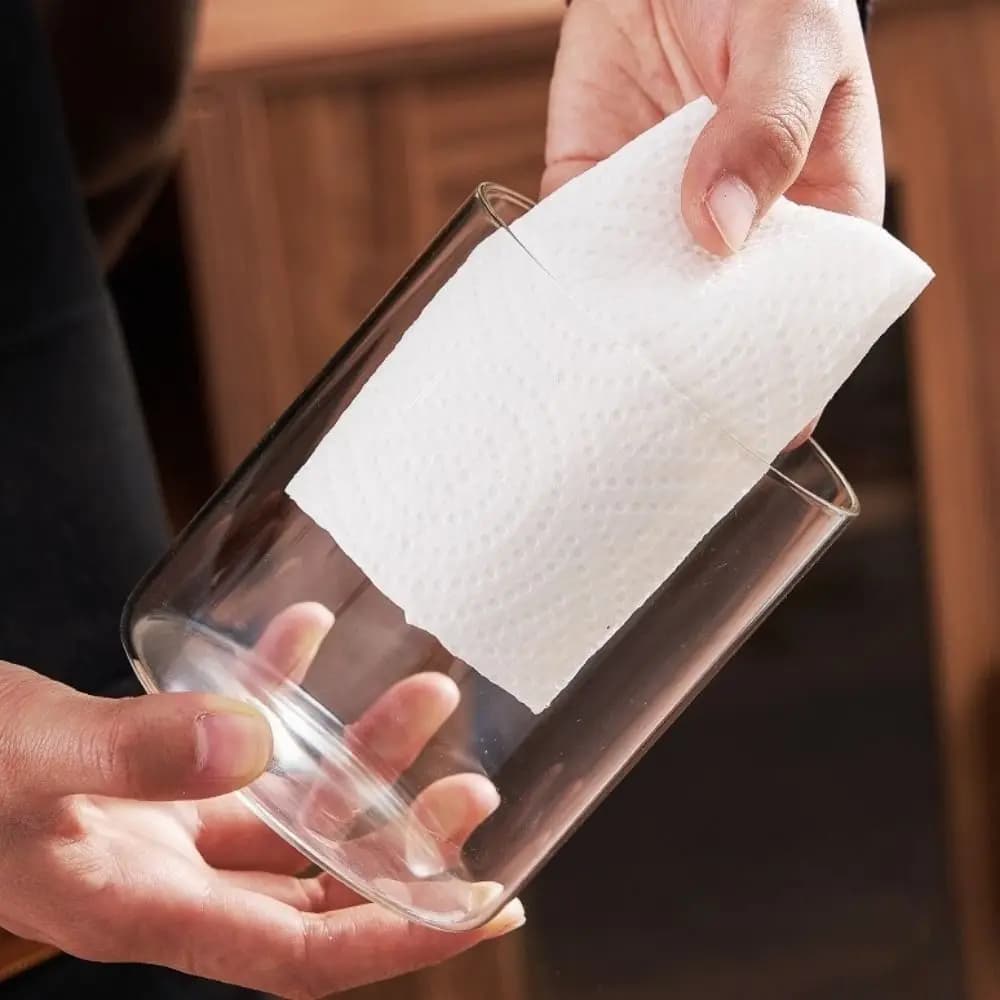 Glass Vacuum Sealed Tank Press Type Manual Vacuum Coffee Beans Storage Bottle Transparent Fresh Keeping Tea Storage Container