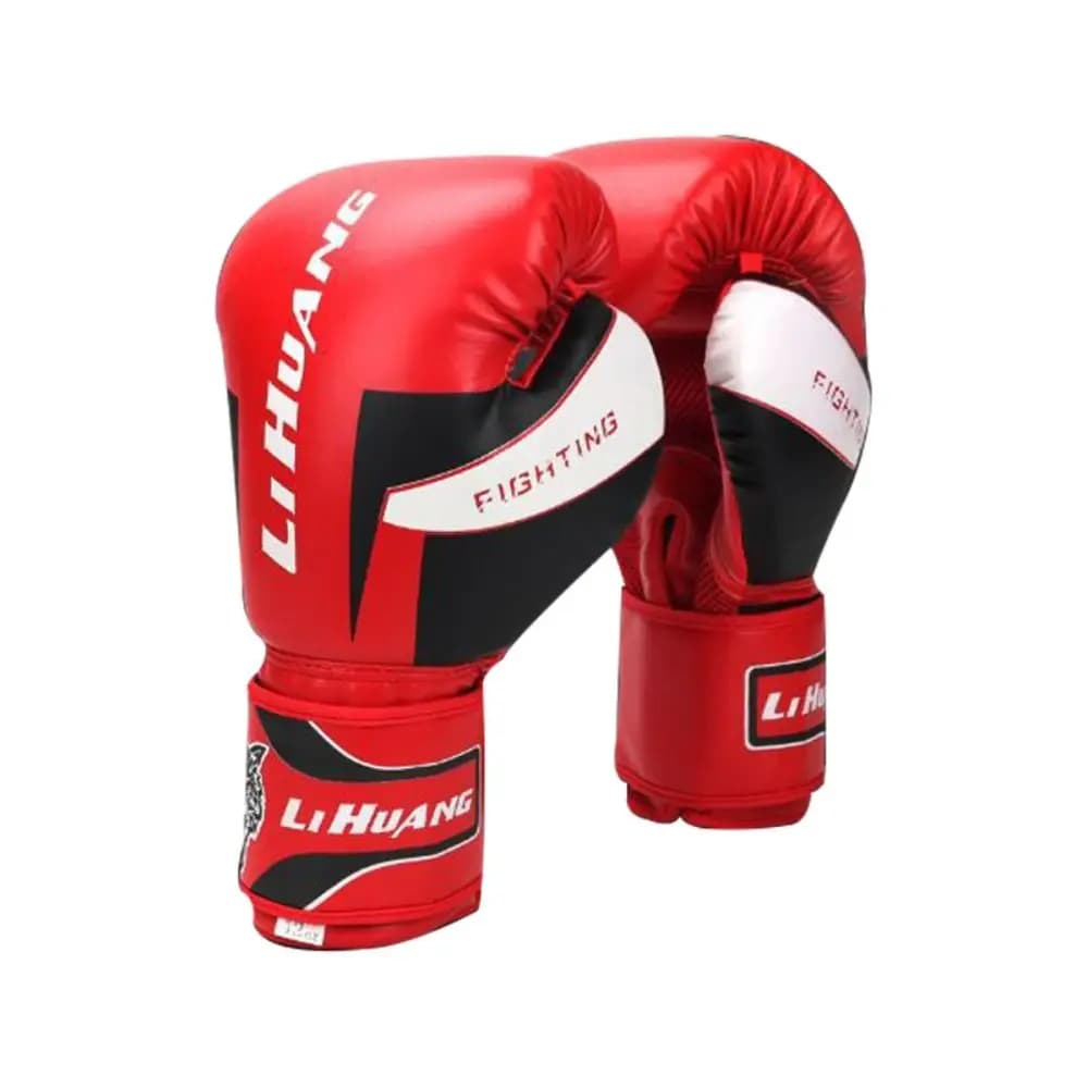 1 pair of wear-resistant PU leather boxing gloves protect your hands training gloves to keep your hands dry wrist strap closure