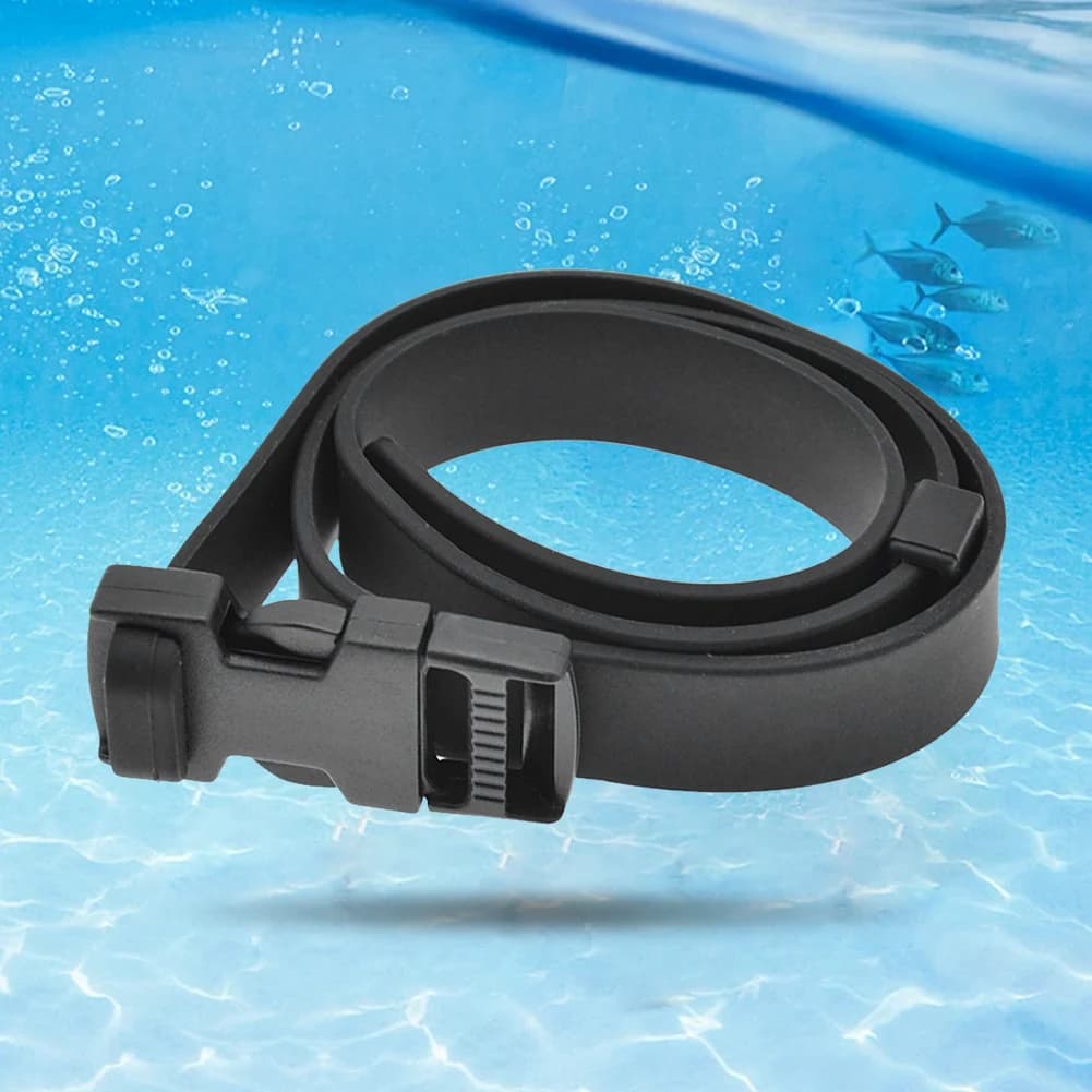 Rubber Strap Quick Release Snorkeling Replacement Strap Spearfishing Strap for Outdoor Spearfishing Snorkeling