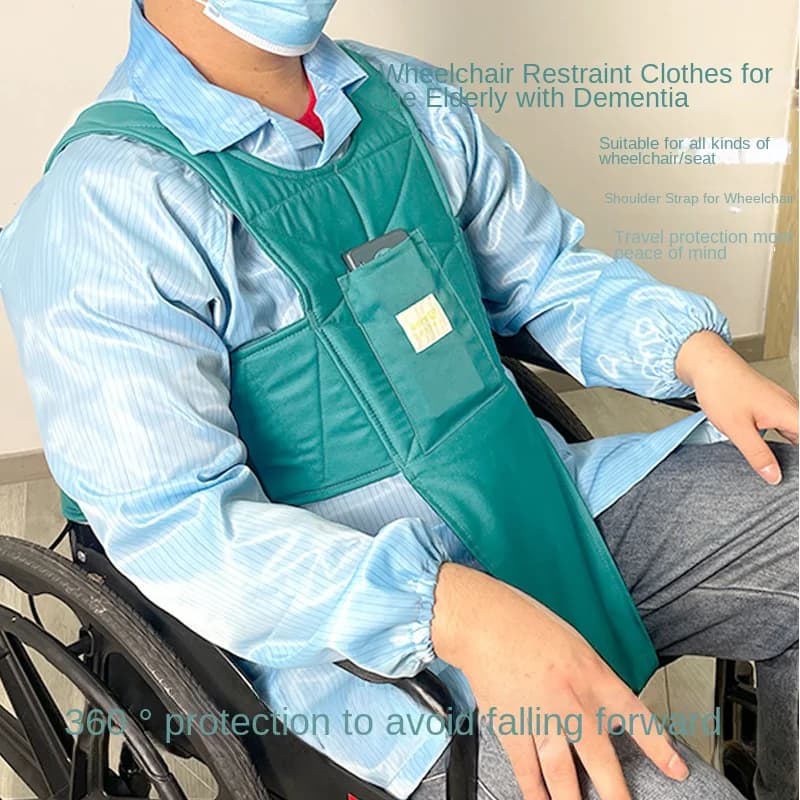 Adjustable Wheelchair Safety Restraint Straps Anti Fall Anti Tilt Harness Belt Elderly Dementia Patients Medical Seat Fix Device