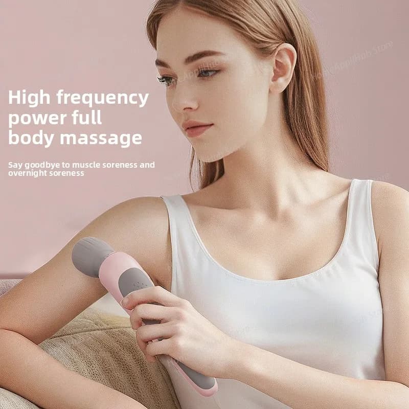 Massaggiatore portatile portatile USB ricaricabile multifunzionale pistola per massaggio completo del corpo relax collo schiena gambe e vita masajeador
