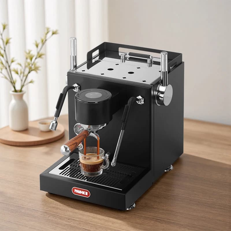 E61 Smart Touch Screen Coffee Machine Group Head Coffee Machine with U.S. Plug Stainless Steel Commercial Use