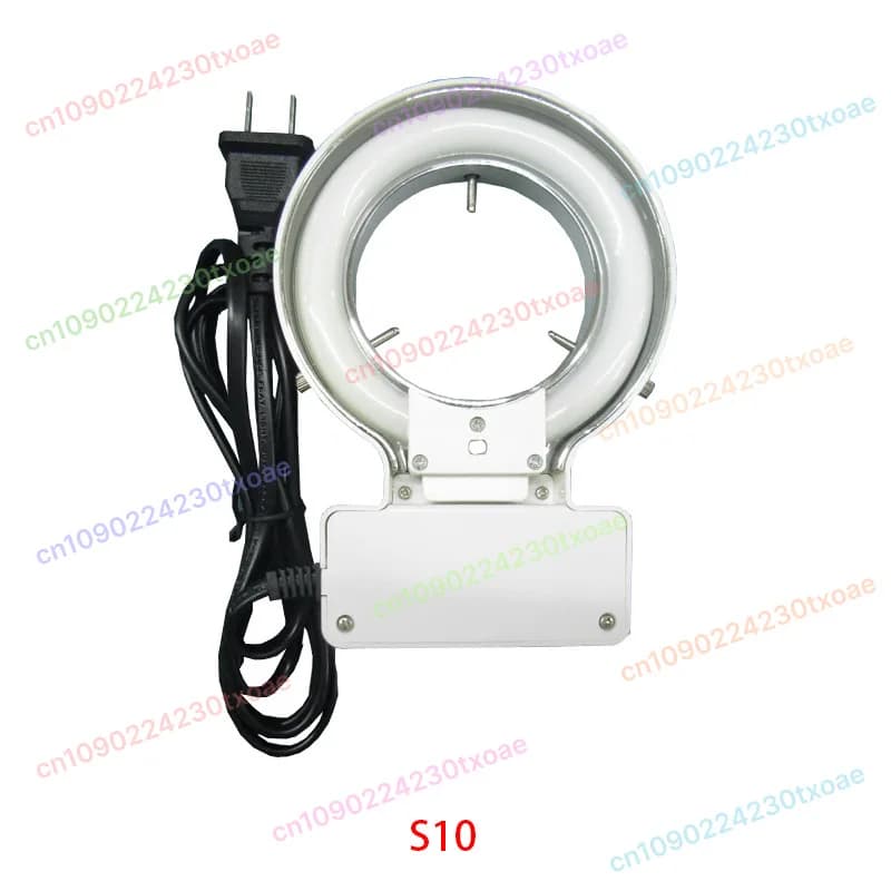 Anello luminoso a LED per microscopio Aoswei, illuminatore bianco brillante ad alto CRI, lampadina sostitutiva per lampada a LED per microscopio