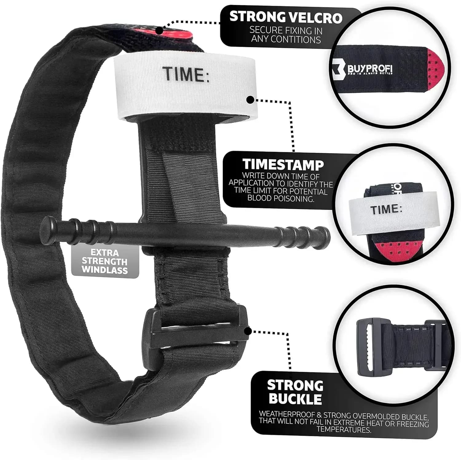Emergency haemostatic lace emergency strap tactical emergency medical equipment for excursions camping trips outdoor sports