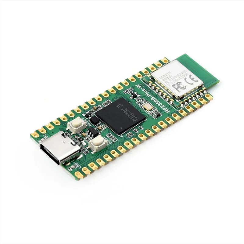 Scheda di sviluppo FFYY-Rpi RP2350B-Plus-W per Raspberry Pi con modulo radio Wi-Fi 4 e Bluetooth 5 integrati, supporto 2 per Raspberry