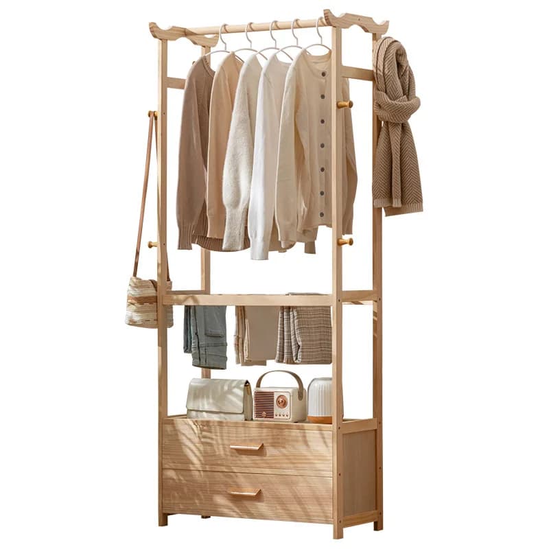 Clothes hanger Clothes hanger Ground hanger for clothes at home Simple vertical bedroom
