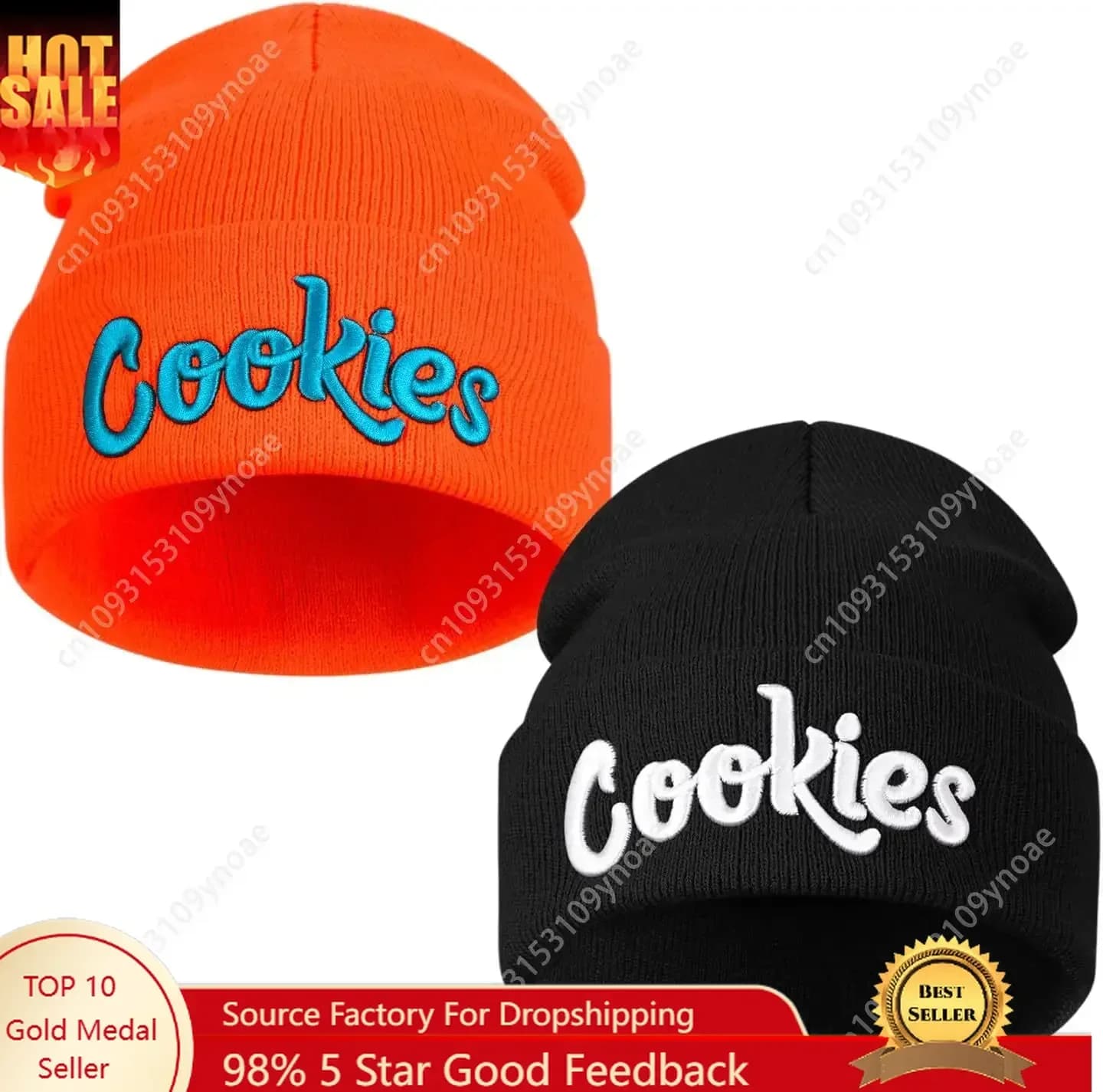 Winter Cap Maid with Embroidery Cookies, Soft and Comfortable, Classic Fashion Style, for Men and Women
