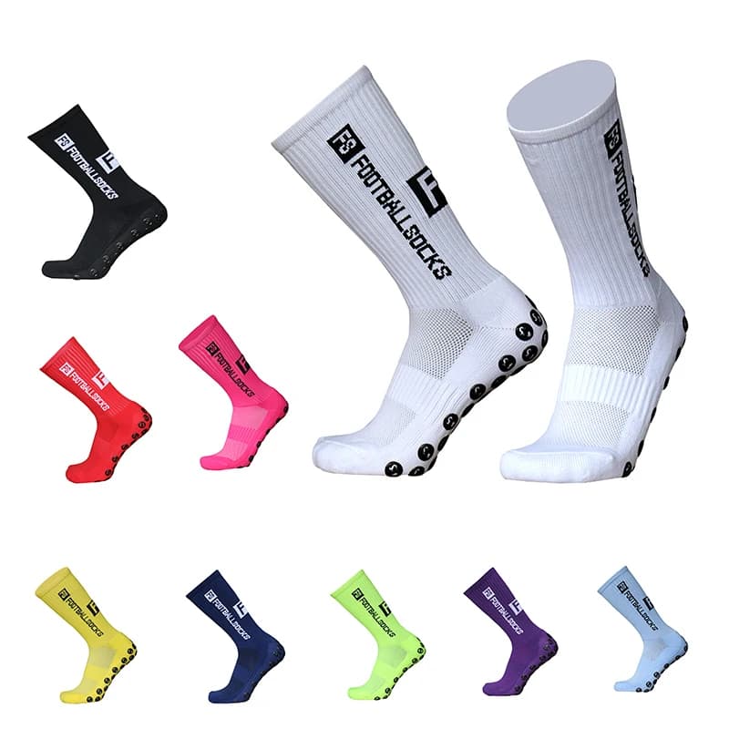 Calzini da calcio rotondi 2025 nuovi calzini da calcio nuovo stile FS ventosa in silicone antiscivolo calzini da calcio sportivi uomo donna baseball rugby calzino