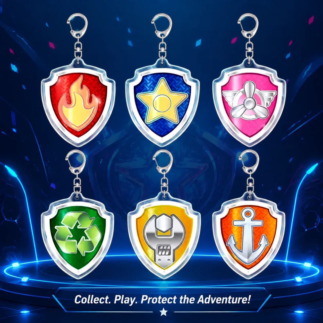 Paw Patrol Keychain Cartoon Anime Badge Cute Chase Skye Mini Backpack Charm Pendant Hot Sale Kawaii School Bag Accessory Gift