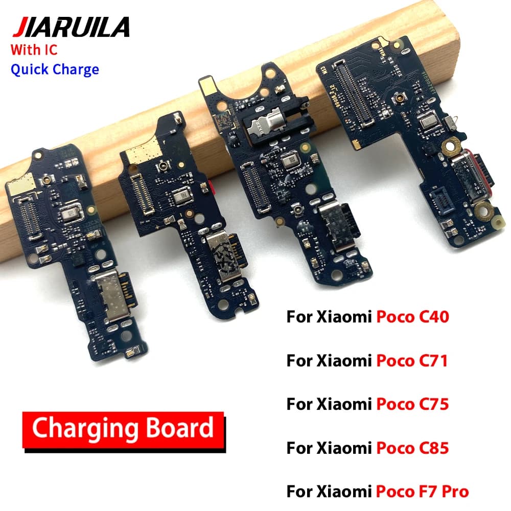 Connettore Dock di Ricarica USB, Porta di Ricarica, Microfono e Cavo Flex di Ricambio per Xiaomi Poco C61 C40 C71 C75 C85 F7 Pro X7 Pro 5G