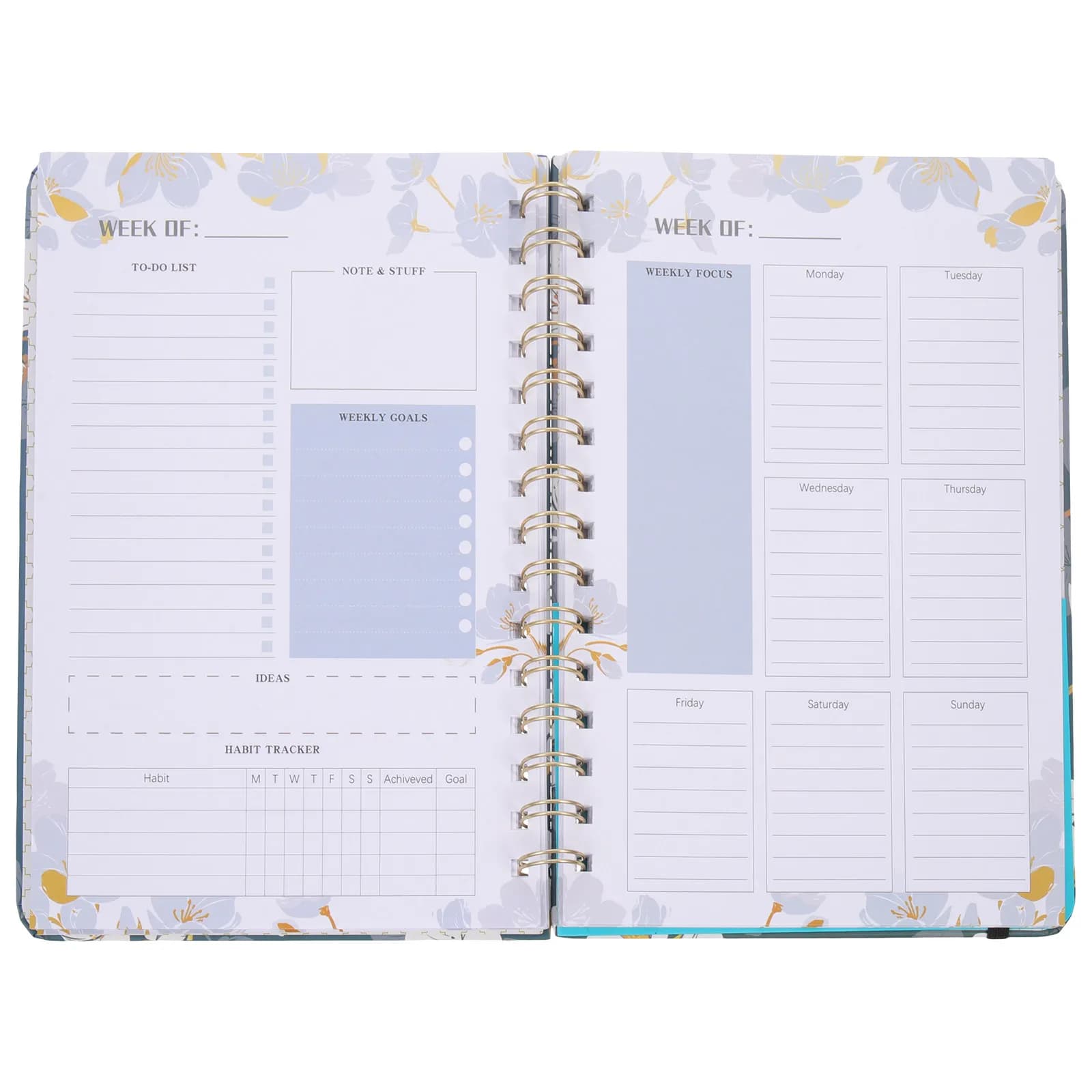 Portable Academic Planner Book Daily Use Notebook for Time Management Schedule Planning Notes Memo Writing Smooth Paper Compact