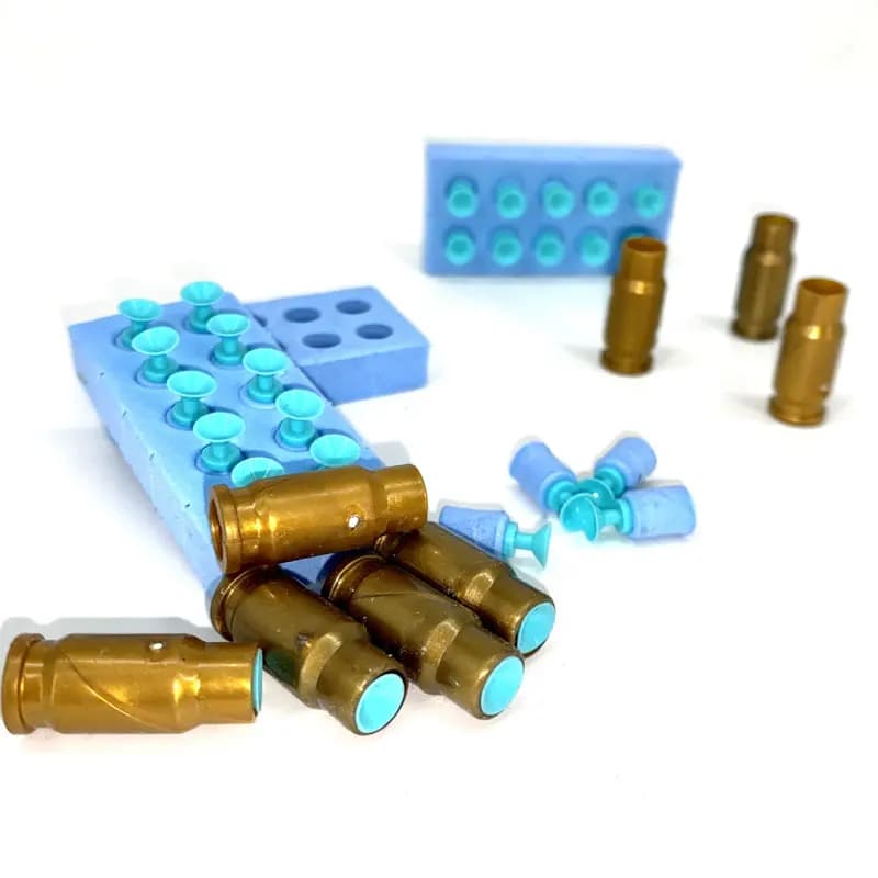 Borsa giocosa proiettili in spugna EVA per pistola giocattolo da lancio a conchiglia 1911 Revolver ZP5 Sucker Soft Bullet Foam QJ38