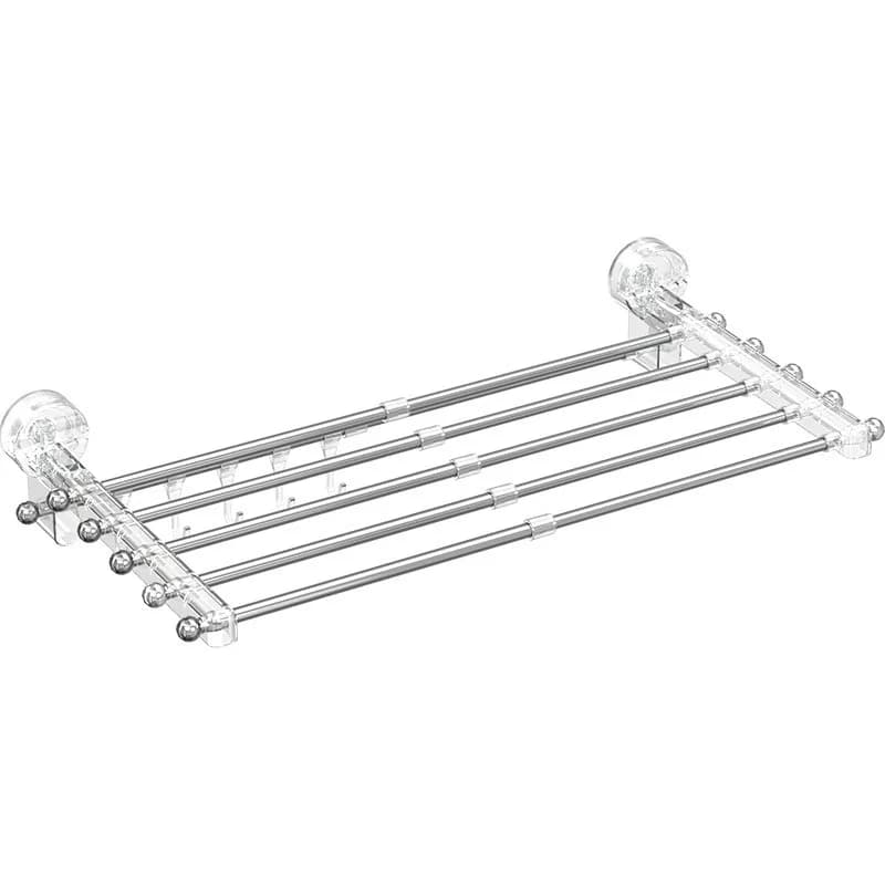 Foldable Clothes Drying Rack, Retractable Window Hanger for Balcony Laundry