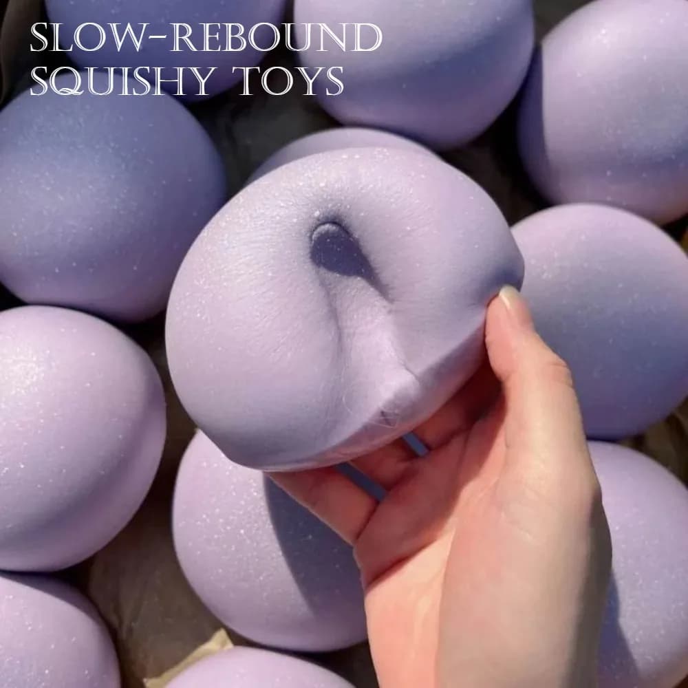 Squishy Simulato Pane Spremere Giocattolo Morbido Antistress Aumento Lento Sensoriale Agitarsi Giocattoli per Ansia ADHD Autismo per Bambini Adulti