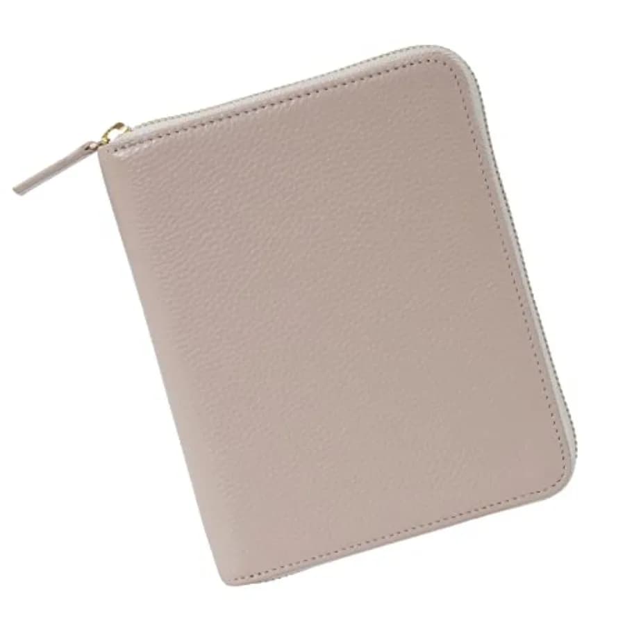 Copertina in Pelle con Cerniera per Quaderni A6 - Compatibile con Hobonichi Original, Stalogy e Midori MD Planners