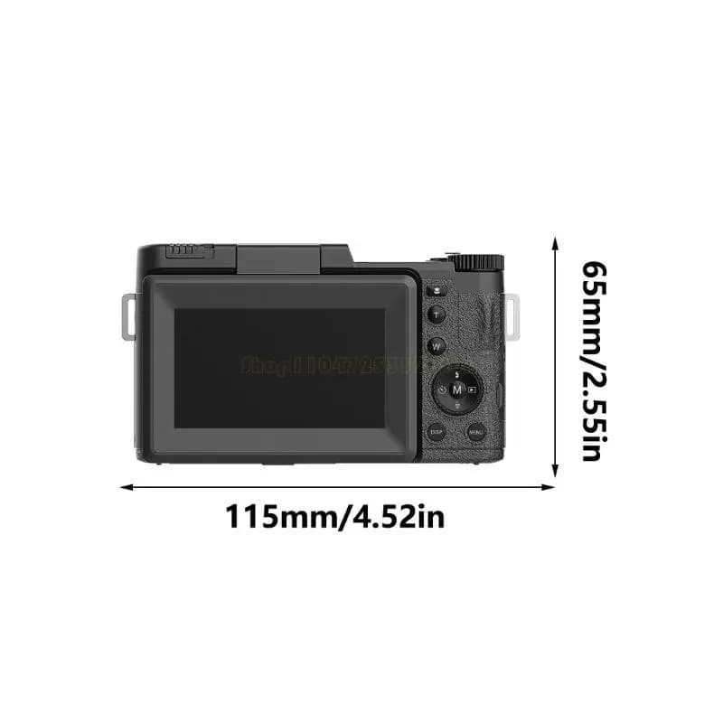 Camera digitale 4K Video digitale Video Digital Wide Angolo da 3 pollici Schermata IPS Vlogging