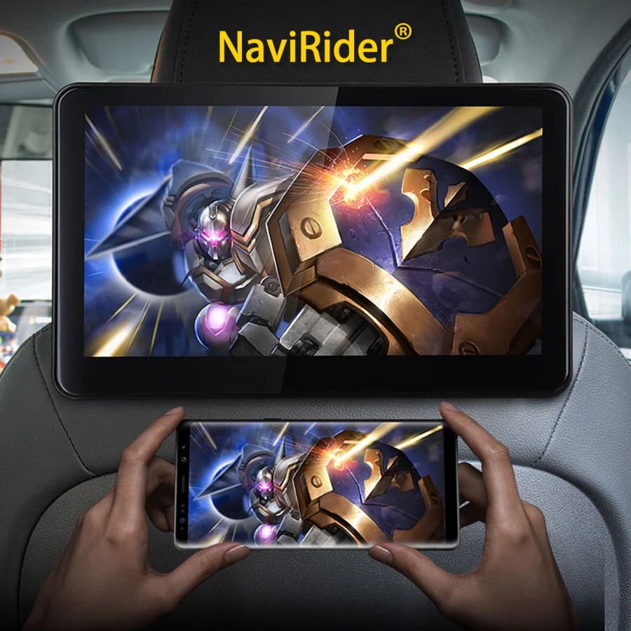 For Car Rear Seat Player Video Music FM Bluetooth AirPlay 11.6inch HDMI Headrest Monitor Display IPS Android Tablet Touch Screen