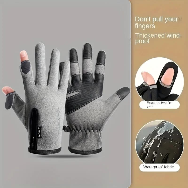Guanti invernali da ciclismo, impermeabili, termici, da guida, da moto, da sci, antivento, antiscivolo, touchscreen, caldi, da bicicletta