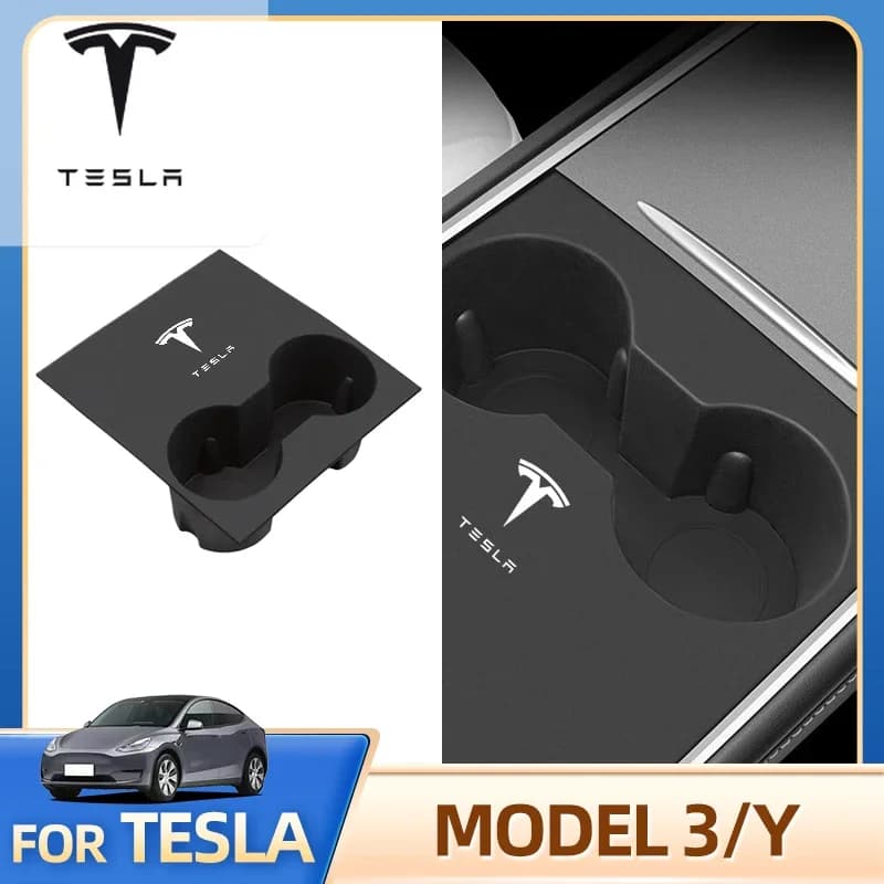 Per Tesla Modello Y Modello 3 2020-2024 Controllo Centrale Anti-skid Portabicchieri Tazza Tappo Accessori Modificati All'ingrosso Adesivo Per Auto
