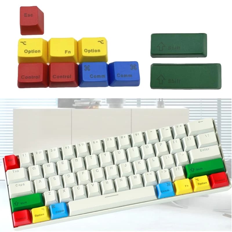 Keycaps backlit PBT Doubleshot CMYK Keyset OEM for Cherry/Kailh/Outemu MX switch mechanical keyboard