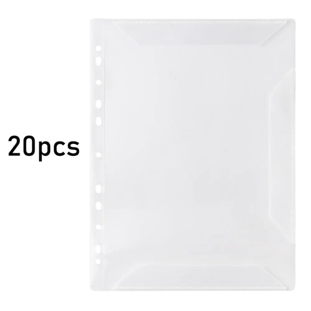 Flexible Loose Leaf Music Score Folder Detachable 20 Pages Piano Music Sheet File Folder Writable Fits Letter Size