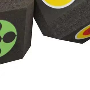 3D 6-Side Cube Archery Target Self Healing Foam Shooting Target with Carrying Strap for Compound Recurve Bow Practice