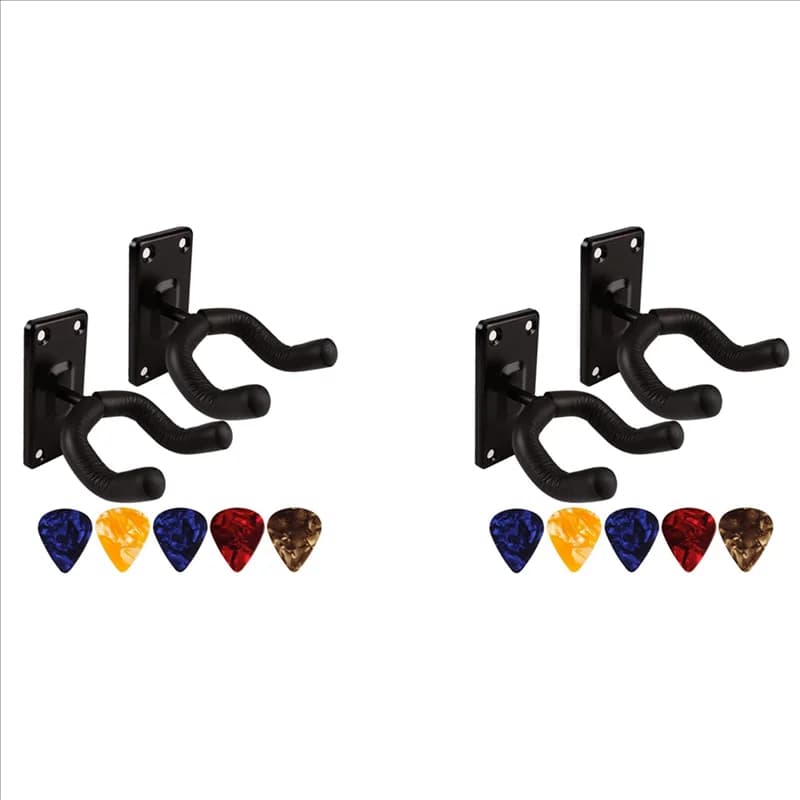 AS98-8X Gancio per chitarra Supporto da parete Supporto antiscivolo Supporto per chitarra Ukulele Violino Basso Accessori per strumenti per chitarra