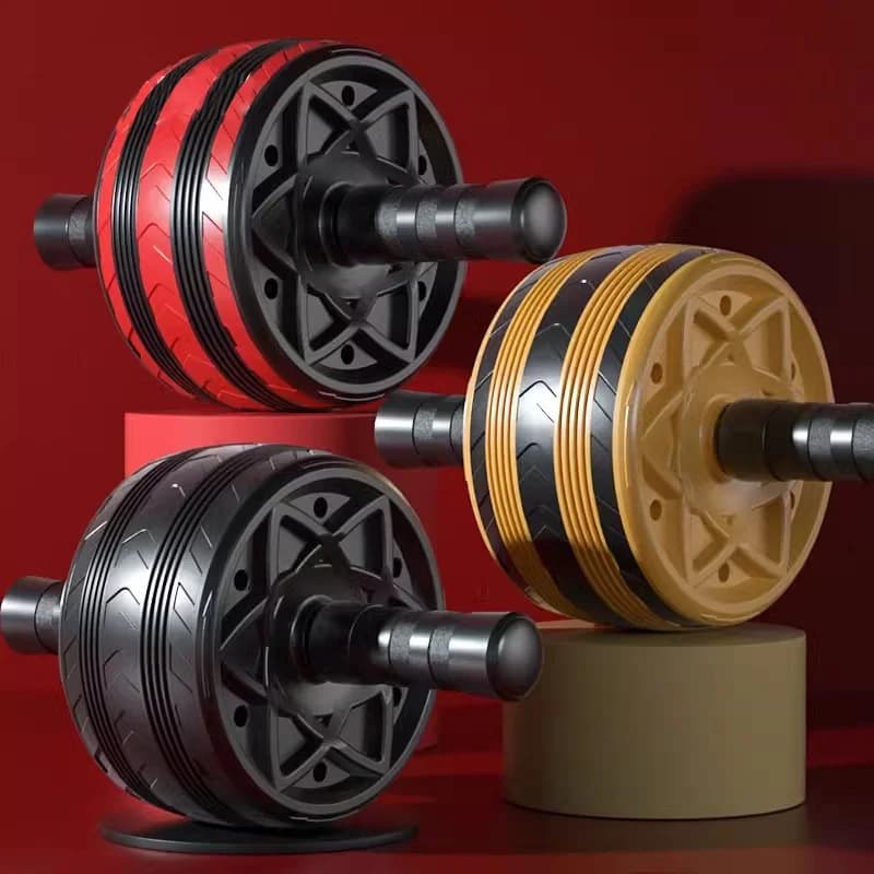 Rullo Addominale Automatico con Rimbalzo, Attrezzo Fitness per Casa, Allenamento Addominale e Core per Uomini e Donne, Maniglia Antiscivolo