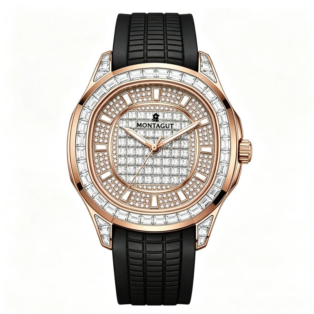 Mens Watch Original Brand Automatic Mechanical Watch Diamond Dial Waterproof Luminous Watches For Men Reloj Hombre