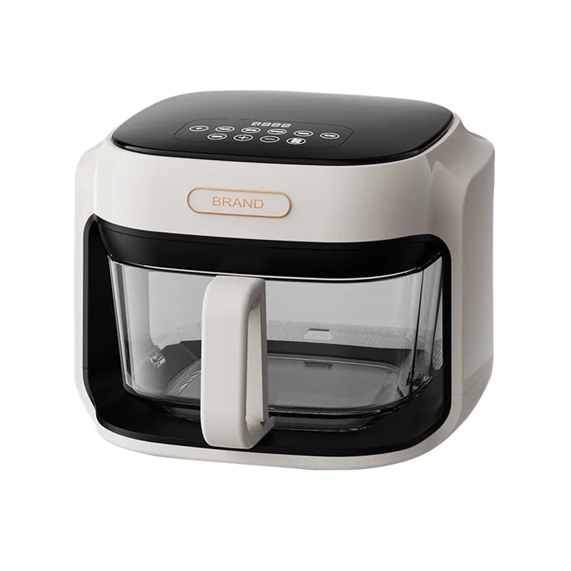 Friggitrice ad Aria Senza Olio Multifunzione Geming 7L, Ultimo Modello, Elettrodomestico da Cucina con Friggitrice ad Aria Digitale Elettrica Intelligente in Vetro a Riscaldamento Rapido