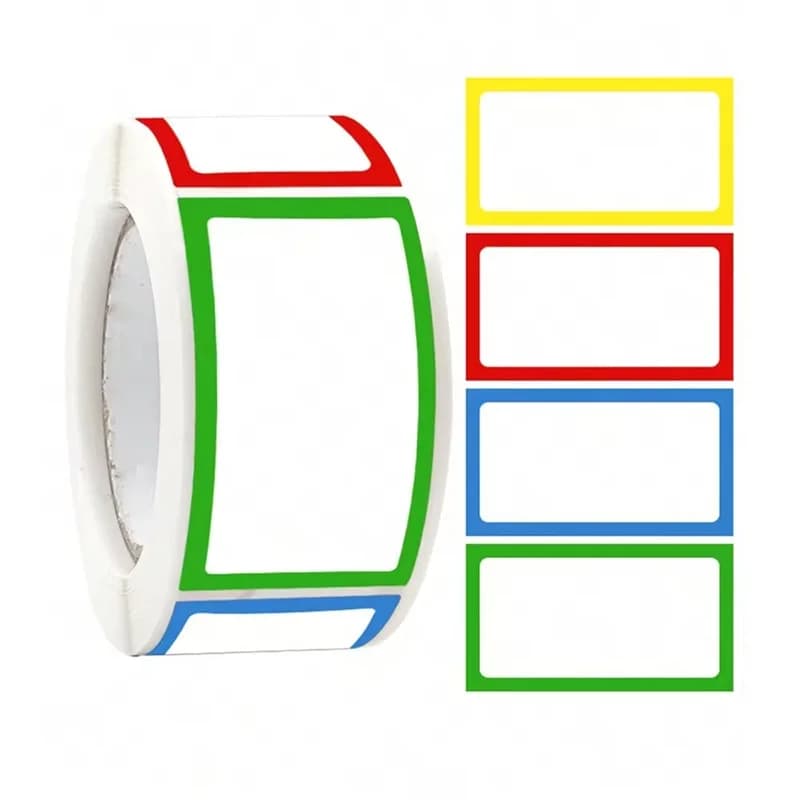 250Pcs Removable Blank Sticker Labels For Home Office File Notes Handwritten Name Sticker Paper Stationery Decoration Supplies