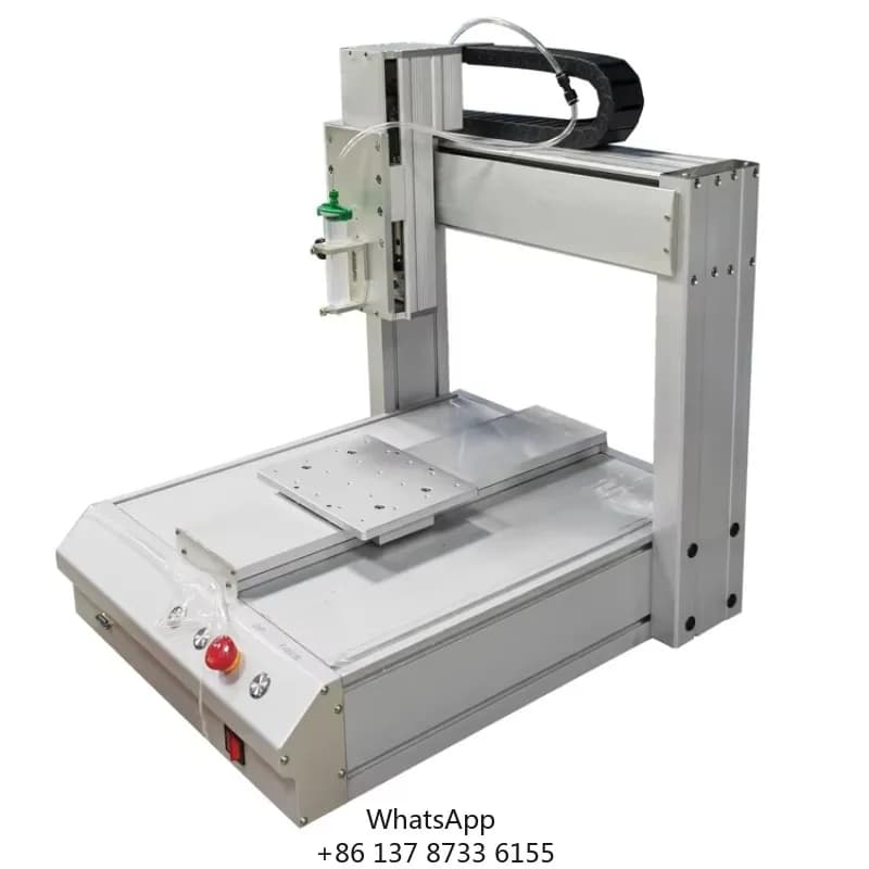 Macchina automatica per cupola di colla AB in resina epossidica 220V 1 anno di garanzia Distributore di motore durevole PLC per nucleo incluso cuscinetto