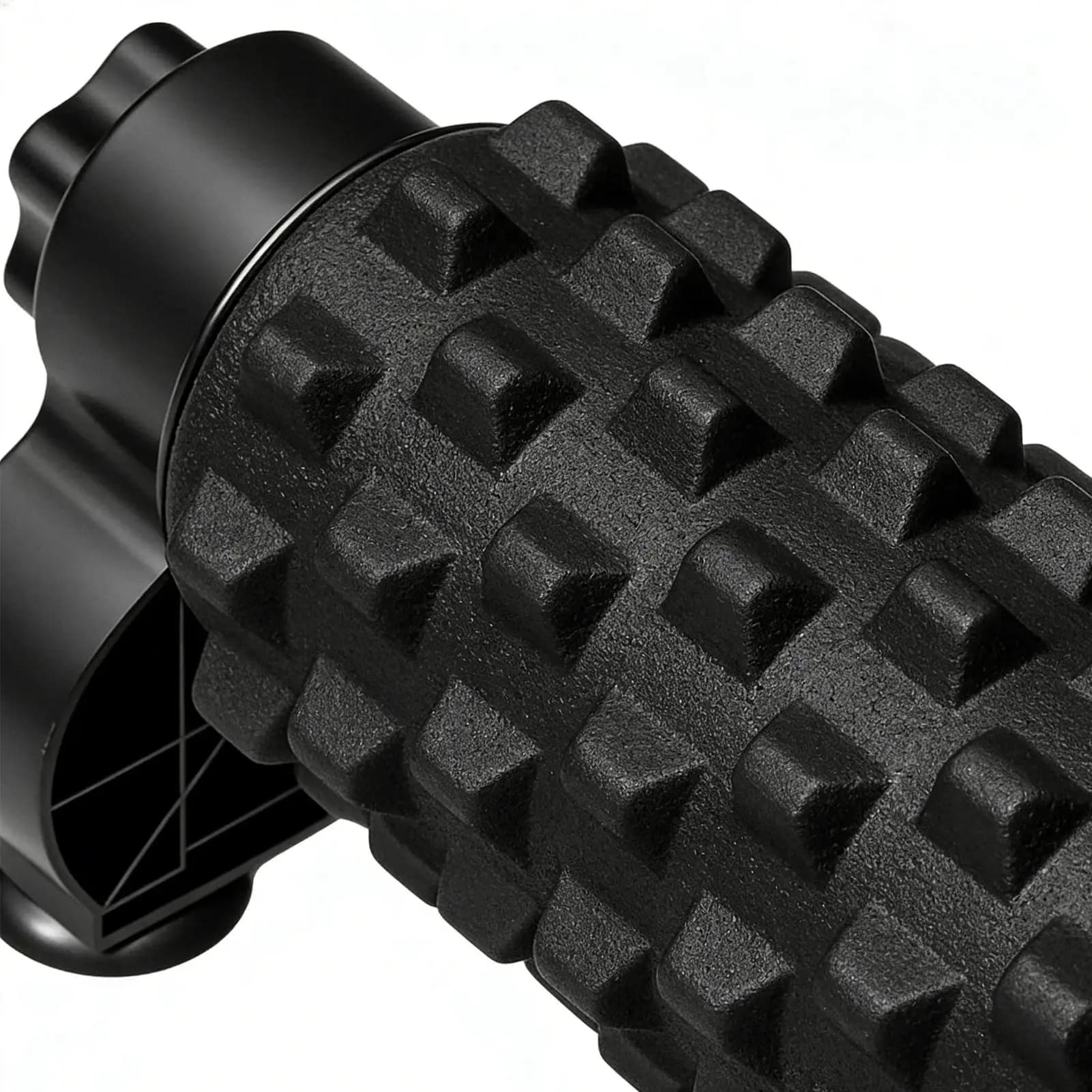 Foam roller for deep stretching and massage with suction cup, body roller with support for home, gym, yoga, pilates, fitness