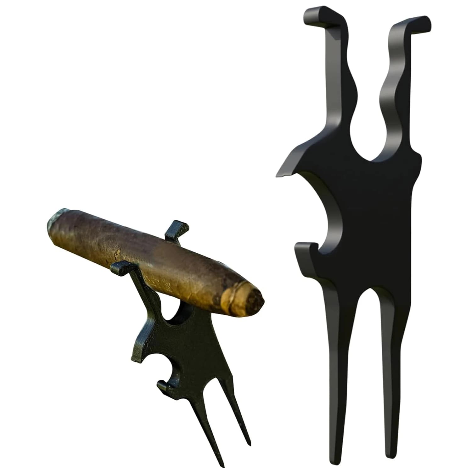 Multiutensile da golf 1 pezzo/2 pezzi – Porta sigari magnetico, strumento di riparazione Divot, apri birra e impostazione dell'altezza a T – Elementi essenziali per il campo da golf