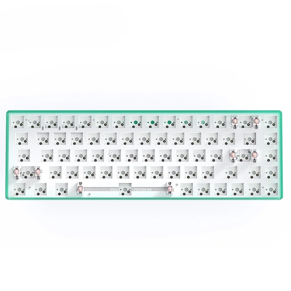 forCIY Tester 68 Hot Swappable CIY68 Tester68 Mechanical Keyboard Switch Tester with Transparent Black Purple Green Pink